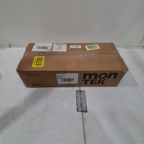 MONTEK CLAMP-ON UNDERDESK CPU HOLDER MOUNT - 16.1"-25.6" - 66LBS - WHITE (MODEL: HW1287WH) image 6