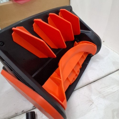 VOLTASK VOLTASK CORDED SNOW BLOWER WITH WHEELS - 12A - 17" - ORANGE/BLACK (MODEL: SPEG08/ESS002-170) image 4