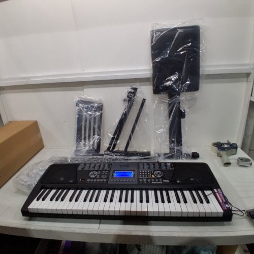ROCKJAM 61-KEY ELECTRONIC INTERACTIVE TEACHING PIANO KEYBOARD WITH STAND, STOOL & SUSTAIN PEDAL (MODEL: RJ561) image 3