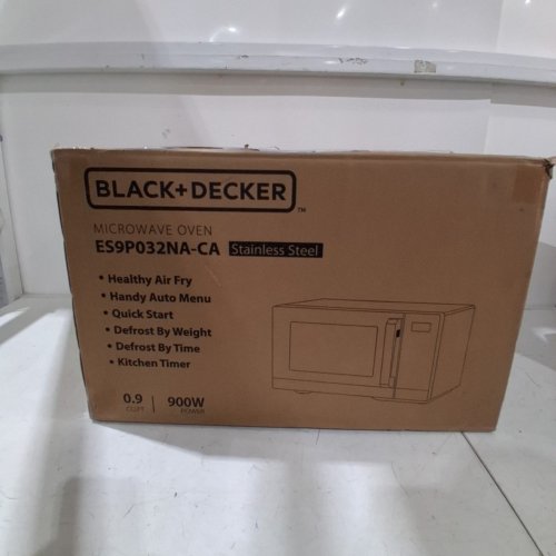 BLACK+DECKER MICROWAVE OVEN - 0.9 CU. FT, 900W, 120 V - STAINLESS STEEL (MODEL: ES9P032NA-CA) image 9