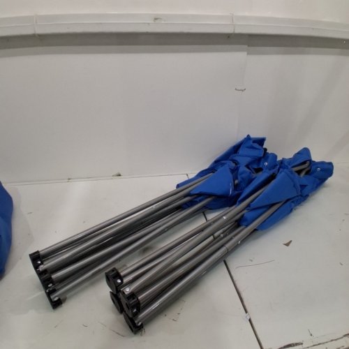 2PK SONGMICS FOLDING CAMPING CHAIRS - 330 LBS MAX - BLUE (MODEL: GCB08BU) image 3