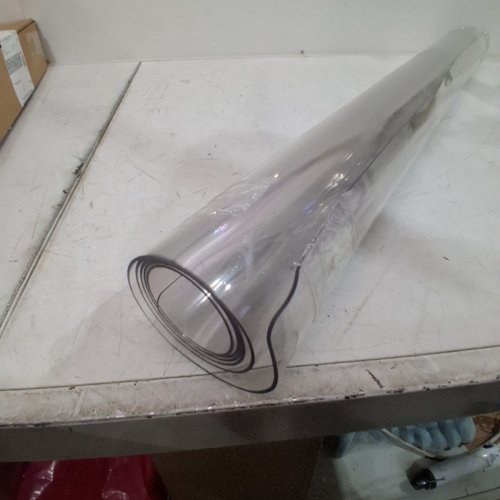 THICK PLASTIC FLEXIBLE TABLE COVER PROTECTOR - 35" X 45"- CLEAR image 4