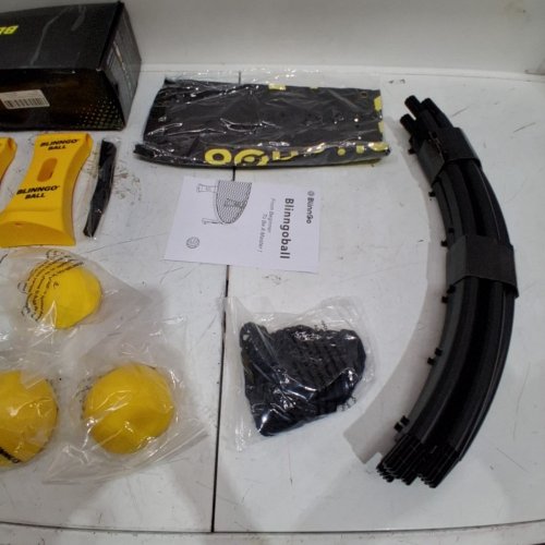 BLINNGOBALL ROUNDNET GAME SET WITH CARRYING BAG AND STRIP LIGHT - YELLOW\/BLACK (MDOEL : B08332C2SC) image 5
