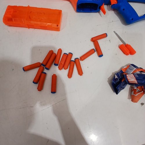 NERF N SERIES PINPOINT DART BLASTER - ORANGE/BLUE image 3