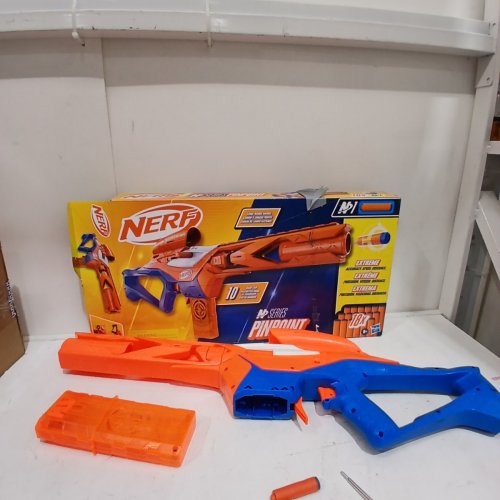 NERF N SERIES PINPOINT DART BLASTER - ORANGE/BLUE image 4