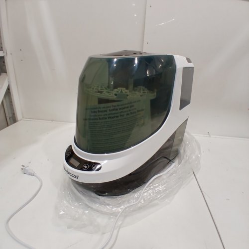 BABYBREZZA BOTTLE WASHER PRO 3-IN-1 WASHER/STERILIZER/DRYER - HOLDS 4 BOTTLES - BLACK/WHITE (MODEL: BRZ0103) image 3