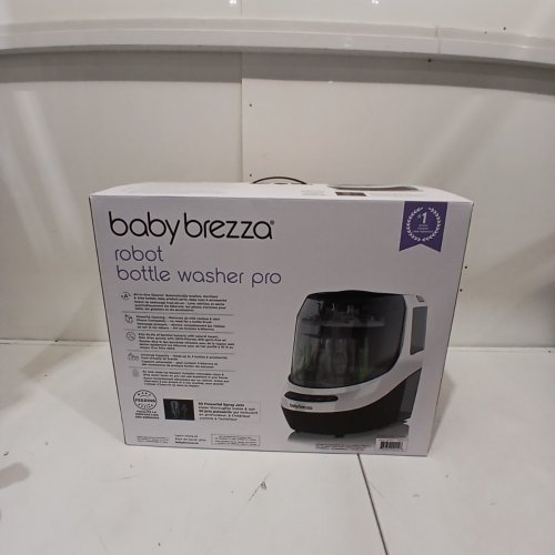 BABYBREZZA BOTTLE WASHER PRO 3-IN-1 WASHER/STERILIZER/DRYER - HOLDS 4 BOTTLES - BLACK/WHITE (MODEL: BRZ0103) image 5
