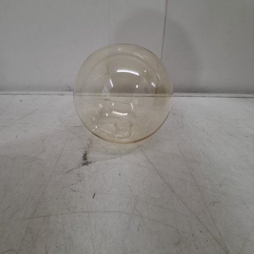 GLASS GLOBE LAMP SHADE REPLACEMENT - 6" - AMBER TINT image 2