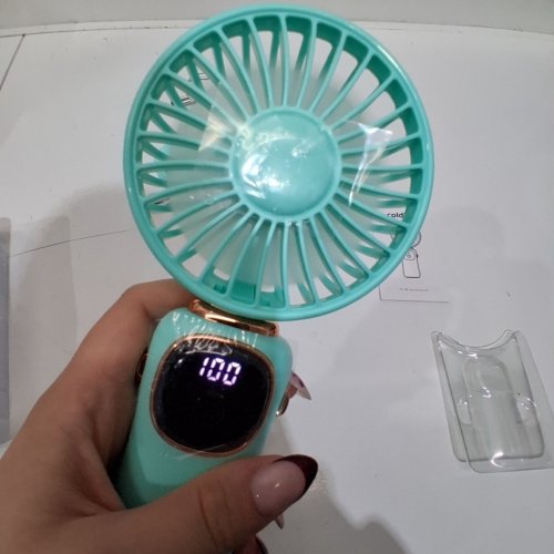 COLDSKY PORTABLE HANDHELD MULTI-SETTING FAN - BLUE image 2