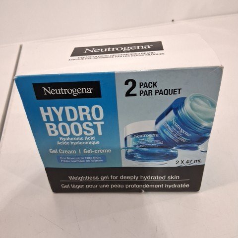 2PK NEUTROGENA HYDRO BOOST HYALURONIC ACID GEL CREAM - FOR NORMAL TO OILY SKIN - 47ML/EACH image 2