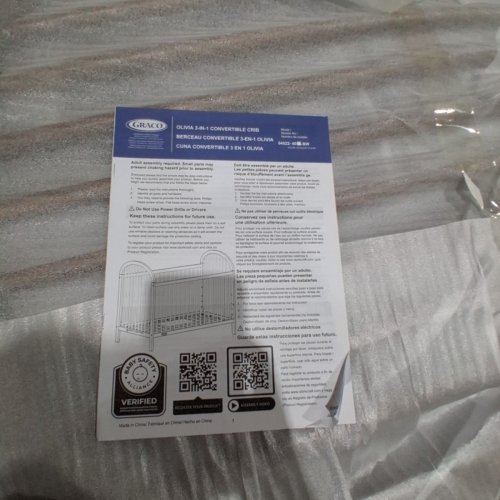 GRACO OLIVIA 3-IN-1 CONVERTIBLE CRIB - HAZELNUT (MODEL: 04522-608-BW) image 4