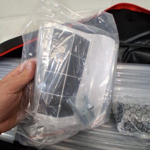 JIANG&RONG ADJUSTABLE PIPE DRAPE BACKGROUND STAND KIT FOR EVENTS - 10FT X 10FT - BLACK - (MODEL: JR-PDBS3030B) image 5