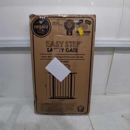 REGALO EASY STEP SAFETY GATE - 29"- 38.5" - WHITE (MODEL : 1160-DS) image 4