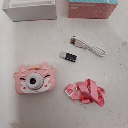 KIDS DIGITAL CAMERA WITH MICRO SD - 1080HD - PINK/FOX image 3