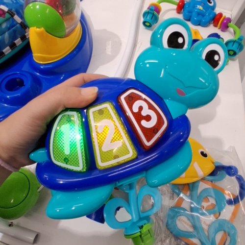 BABY EINSTEIN NEPTUNE'S OCEAN DISCOVERY JUMPER - ADJUSTABLE HEIGHT - MULTICOLOR (MODEL: 10455-ES) image 2