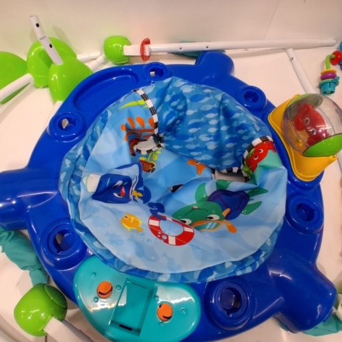 BABY EINSTEIN NEPTUNE'S OCEAN DISCOVERY JUMPER - ADJUSTABLE HEIGHT - MULTICOLOR (MODEL: 10455-ES) image 5