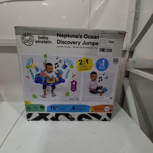 BABY EINSTEIN NEPTUNE'S OCEAN DISCOVERY JUMPER - ADJUSTABLE HEIGHT - MULTICOLOR (MODEL: 10455-ES) image 7