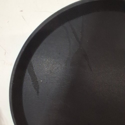 WINCO WINWARE, NON-SLIP FIBERGLASS SERVICE TRAY , 14'' - BLACK - (TFG-14K) image 3