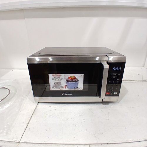 CUISINART COMPACT MICROWAVE OVEN - 0.7CU.FT - BLACK/STAINLESS STEEL (MODEL: CMW-70C) image 3