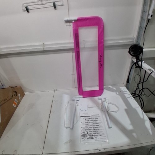 DREAM ON ME (DOM) LIGHTWEIGHT DELUXE SECURITY BED RAIL - 32.5" X 14.5" - PINK - (MODEL: 419) image 2