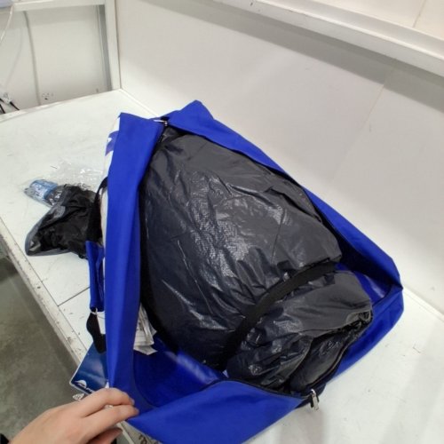 NAPIER SPORTZ SUV TENT WITH FULL RAINLFY AND AWNING - 9FT X 9FT - GREY/BLUE (MODEL: 82000) image 2
