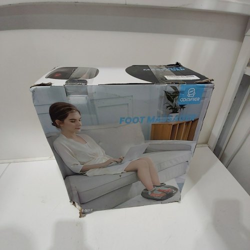 COMFIER SHIATSU FOOT MASSAGER WITH HEAT, VIBRATION, ROLLING FEET MASSAGER - BLACK (MODEL : CF-5212) image 3