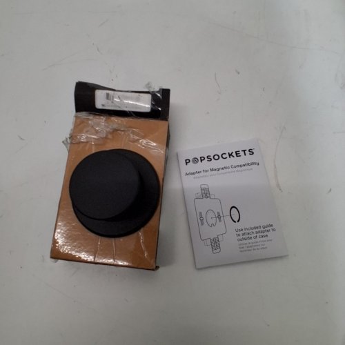 POPSOCKETS MAGNETIC POPGRIP AND STAND FOR MAGSAFE WITH ADAPTER - BLACK image 2