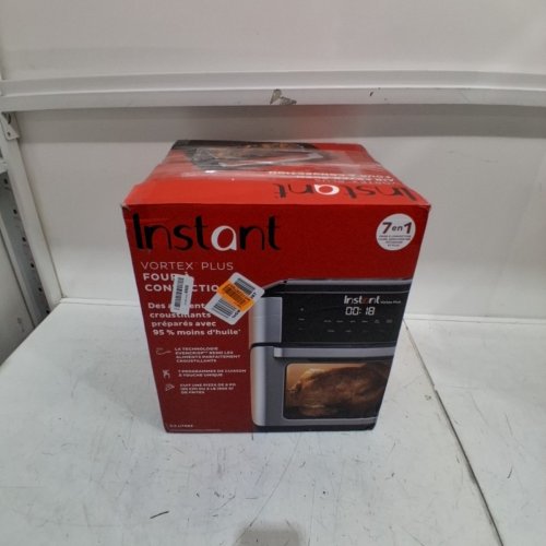 INSTANT POT VORTEX PLUS 10-QUART 7-IN-1 AIR FRYER OVEN WITH ROTISSERIE BASKET - SILVER/BLACK (MODEL: VORTEX PLUS 10) image 6
