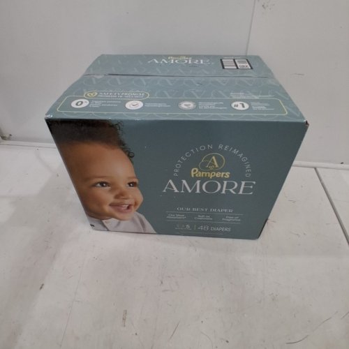 48PK PAMPERS AMORE DISPOSABLE BABY DIAPERS - SIZE 5 (20-37LBS) image 3