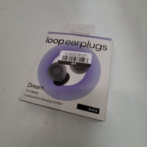 LOOP DREAM – SILICONE/MEMORY FOAM EARPLUGS FOR SLEEP COMFORT - 27DB- BLACK (MODEL:EN-DR-LIL-03) image 4