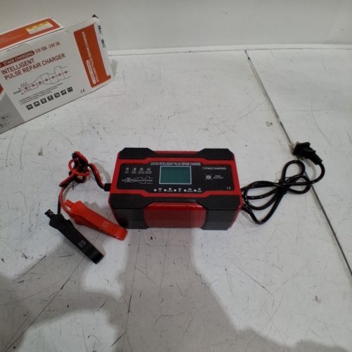 NEXPEAK NC201 7-STAGE INTELLIGENT PULSE REPAIR VEHICLE CHARGER - 10AMP 12V10A-24V5A - RED (MODEL: RJ-C121001A) image 3