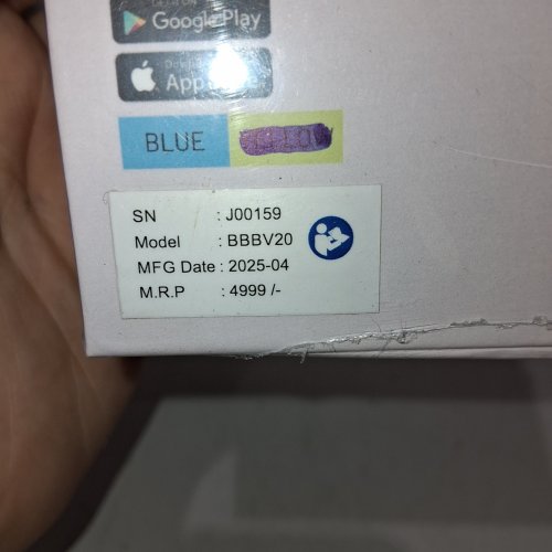 BEMPU BELLYBUTTON SMART BABY MOVEMENT MONITOR - BLUE (MODEL: BBBV20) image 2