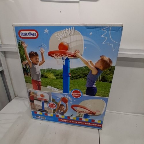 LITTLE TIKES EASYSCORE BASKETBALL NET WITH 3 HEIGHT STAGES - 2FT - 4FT - RED/BLUE/WHITE (MODEL: ‎612329) image 3