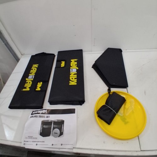 KANJAM FOLDABLE TRAVEL DISC THROWING GAME - BLACK/YELLOW /CLASSIC (MODEL:1-1-18369-KJ019) image 2