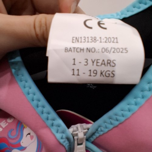 KID'S NEO-SPLASH LIFE JACKET - 1-3 YEARS / 41.8 LBS-66.1 LBS - PINK / UNICORN (MODEL : P24FS00220UM) image 3