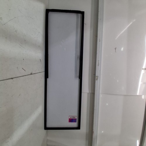 RECTANGLE FULL LENGTH MIRROR WITH METAL FRAME - 16"X51" - BLACK image 3