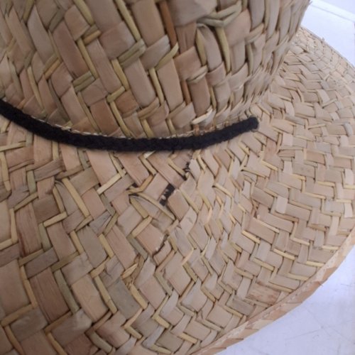 MEN'S QUIKSILVER WIDE BRIM OUTDOOR SUN PROTECTION LIFEGUARD STRAW SUN HAT - LG/XL - NATURAL (STYLE: QSM15HA153) image 3