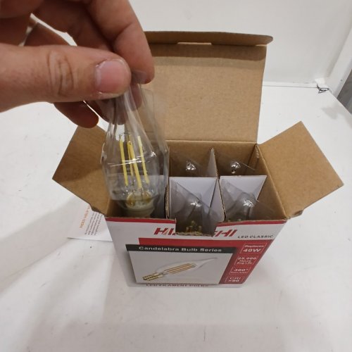 6PK HIZASHI E12 LED FILAMENT BULBS (MODEL: LY-C35-6W-XX-90-C) image 2