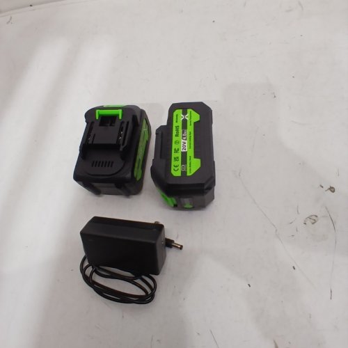 3PC LI-ION BATTERY PACKS AND CHARGER - 20 V, 4000 MAH, 72 WH - BLACK / GREEN (MODEL: MK2040BL) image 3