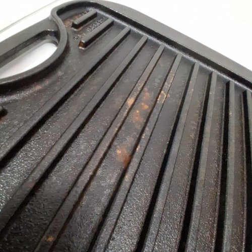 LODGE CAST IRON SEASONED REVERSIBLE GRIDDLE/GRILL - 20" X 10.4" image 4