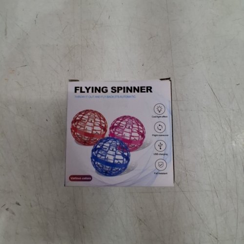 FLYING SPINNER FLYING BALL TOY - HAND CONTROLLED MINI DRONE - BLUE image 2