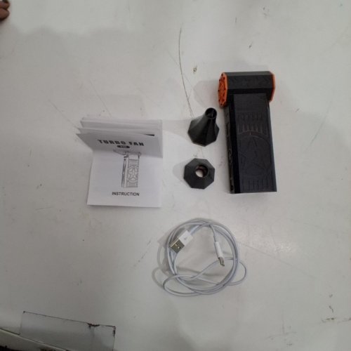 HANDHELD TURBO FAN - 24W 4000 MAH - BLACK / ORANGE image 4
