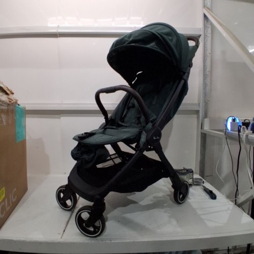 SILVER CROSS CLIC COMPACT TRAVEL STROLLER - 55LBS CAPACITY - CONIFER/GREEN (MODEL: ‎SX2334CF) image 2