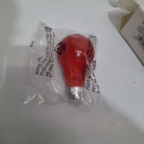 3 LAMPTOBE LED SLEEP LIGHT BULBS - A19 - E26 - 9W - RED image 3