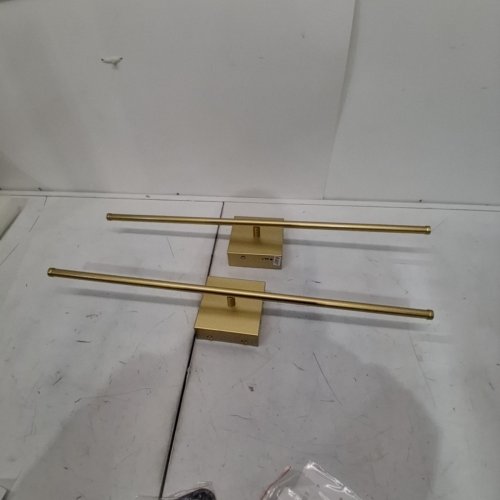 2PK KARTOOSH WALL SCONCES WITH REMOTE CONTROL LED 350°ROTATE - 3000K - GOLD (MODEL: ZM210BGD) image 3