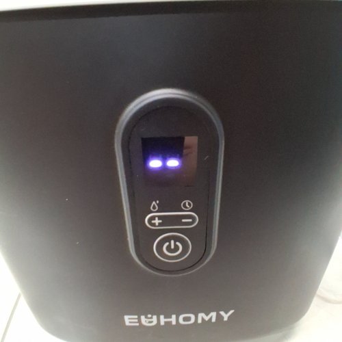 EUHOMY COUNTERTOP ICE CUBE MAKER MACHINE WITH EXTERNAL WATER TANK - 34LBS/DAY - BLACK (MODEL: IM005-CBL-CAEH) image 2