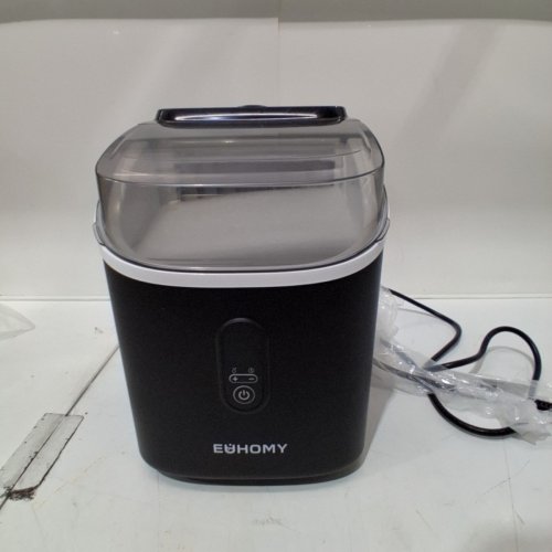 EUHOMY COUNTERTOP ICE CUBE MAKER MACHINE WITH EXTERNAL WATER TANK - 34LBS/DAY - BLACK (MODEL: IM005-CBL-CAEH) image 3