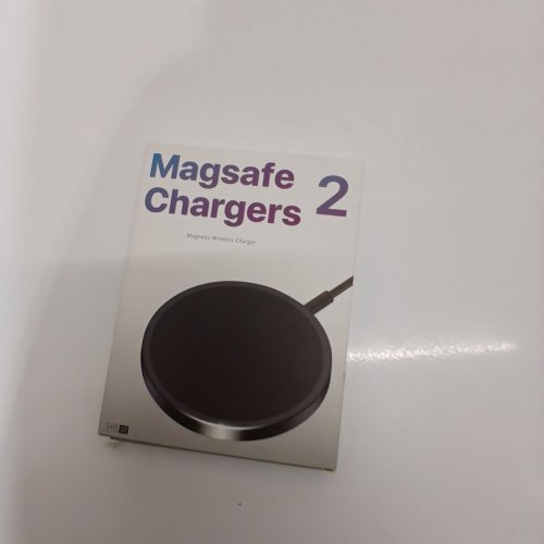 2PK MAGNETIC WIRELESS CHARGERS - FOR IPHONES - WHITE (STYLE: HYS07) image 2