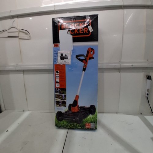 BLACK + DECKER 3-IN-1 CORDLESS LAWN MOWER/EDGER/STRING TRIMMER - 20V - BLACK/ORANGE - (MODEL:‎MTC220) image 5