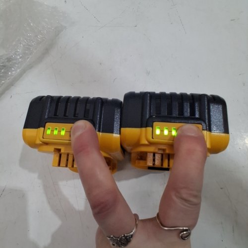2PK KIGWOF 12AH REPLACEMENT BATTERY FOR DEWALT 20V - YELLOW/BLACK image 2